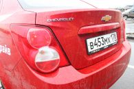 Chevrolet Aveo 2012: багажник