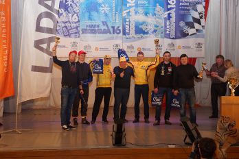 LADA Kalina NFR R1 - первая победа в ралли при поддержке Интей Лада!