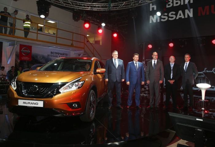 Завод Nissan в Санкт-Петербурге. Запуск нового Murano Завод Nissan в Санкт-Петербурге. Запуск нового Murano