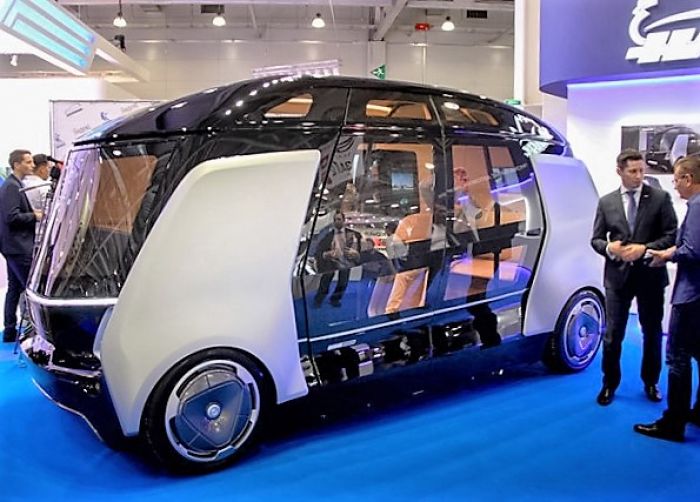 «КамАЗ» презентовал на ММАС-2016 маршрутку без водителя