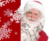 Дед Мороз поздравляет детей на АЗС Statoil