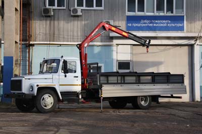 ГАЗ-3309 с КМУ Amco Veba 105 2s