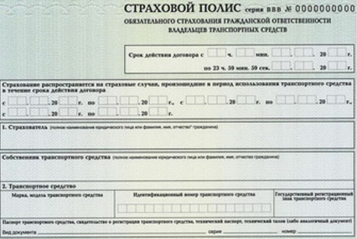 Полис ОСАГО