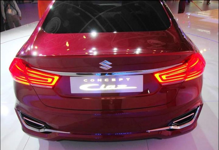 New Suzuki Ciaz 2014 back