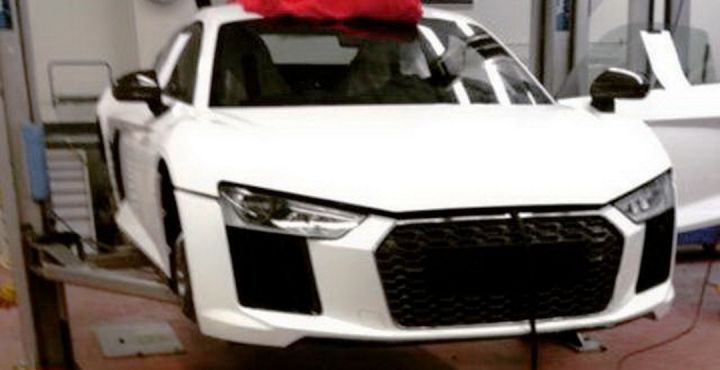 Фото Audi R8 с новым дизайном появились в Интернете