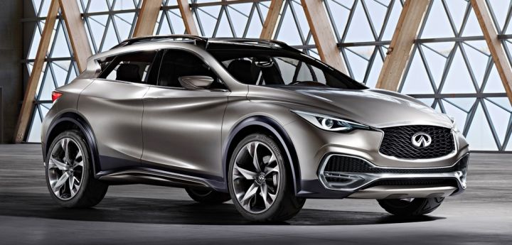 В Женеве прошла премьера кроссовера Infiniti QX30