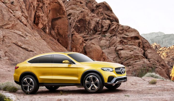 Официально представили Mercedes-Benz GLC Coupe concept