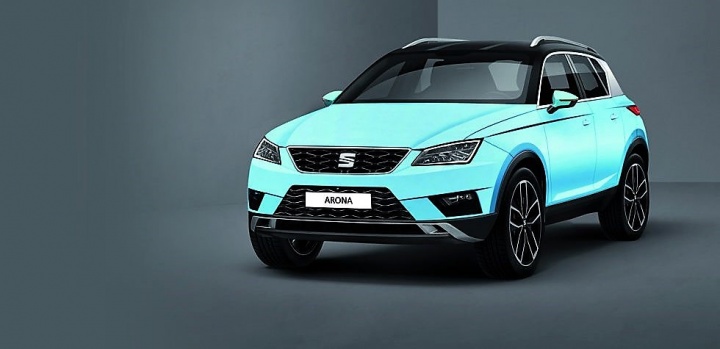 Новый компактный паркетник Seat Arona получил 68 оттенков