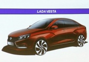 Первые изображения Lada Vesta