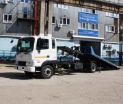 Эвакуатор со сдвижной платформой на базе Hyundai HD-120